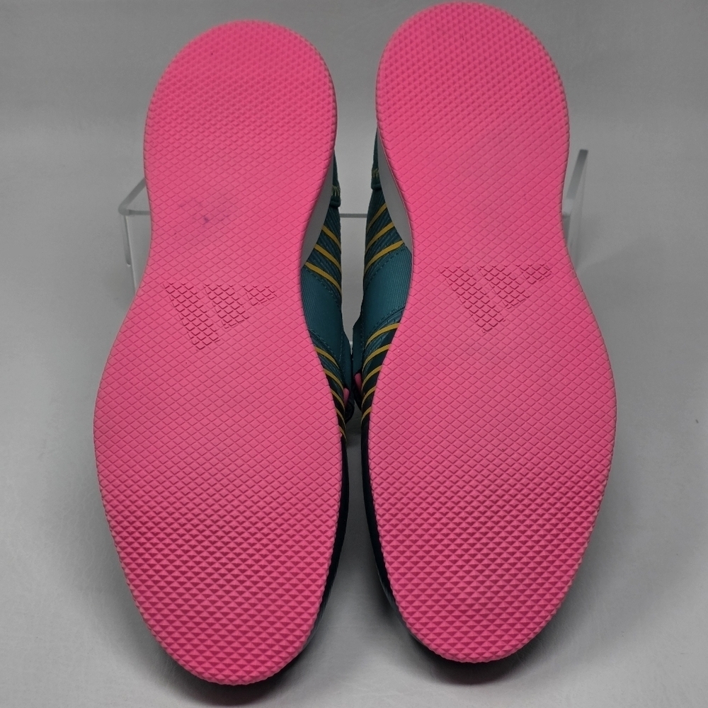 Adidas Adipower Weightlifting 3 Shoes Mens Size 13 Teal White Pink JP9871 New - Picture 6 of 13